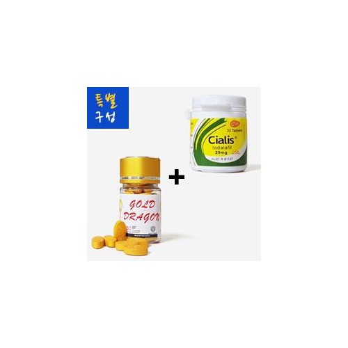 드래곤 1통+시알리스20미리 1통 사은품 프로코밀 1박스+흥분제 1병